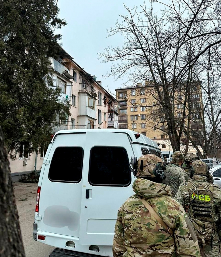 Фото: В результате действий спецназа ФСБ были уничтожены шесть боевиков. Их деятельность координировалась из-за рубежа. Город Карабулак, Ингушетия